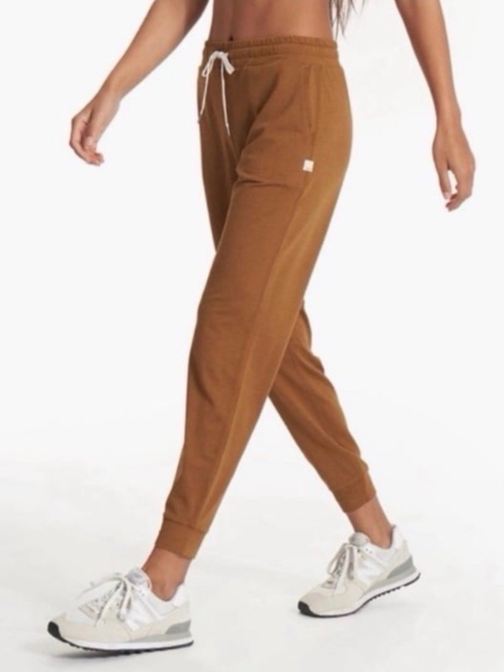 Vuori Brown Drawstring Jogger Pants - Picture 2 of 8